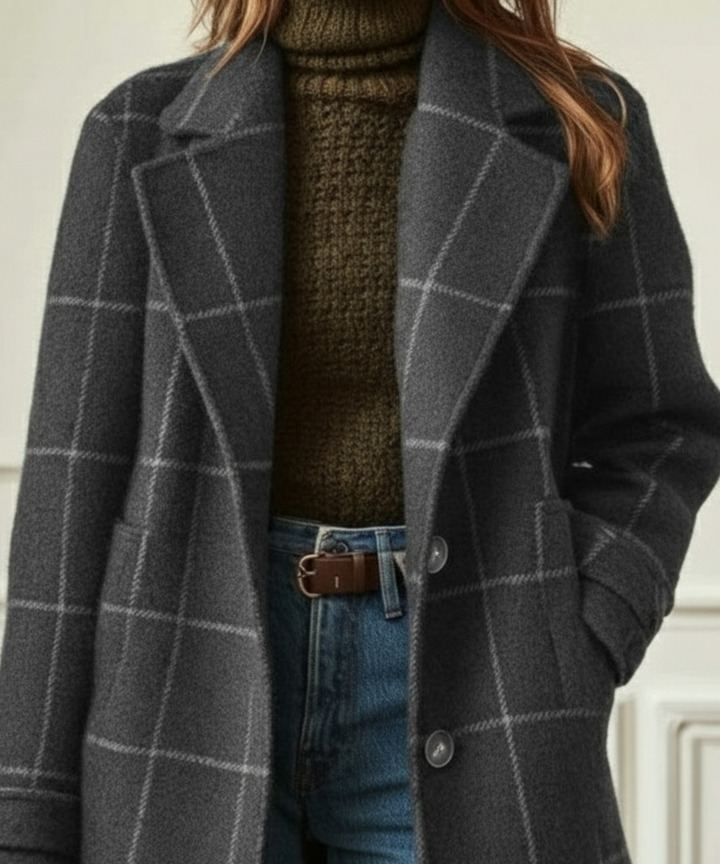 MAEVE | CHECKED WINTER COAT