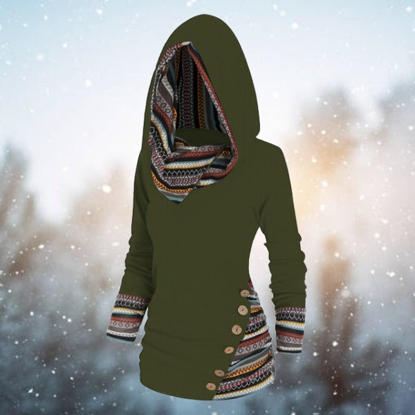 CAELAN | TRIBAL HOODED PULLOVER