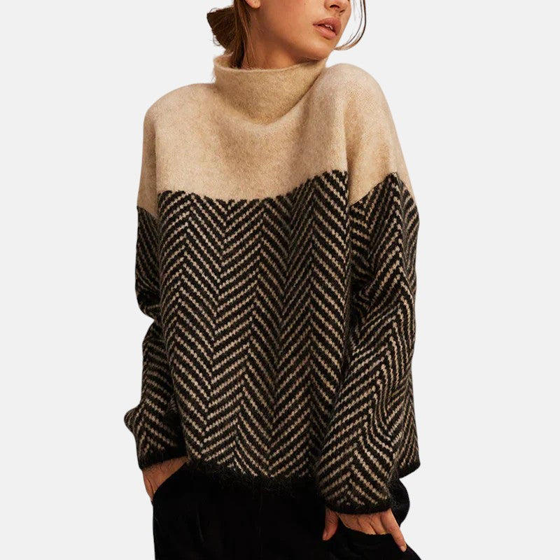 NIAMH | HERRINGBONE SWEATER
