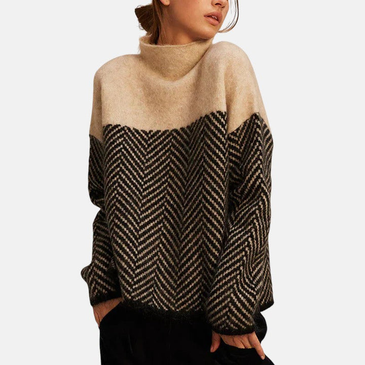 NIAMH | HERRINGBONE SWEATER