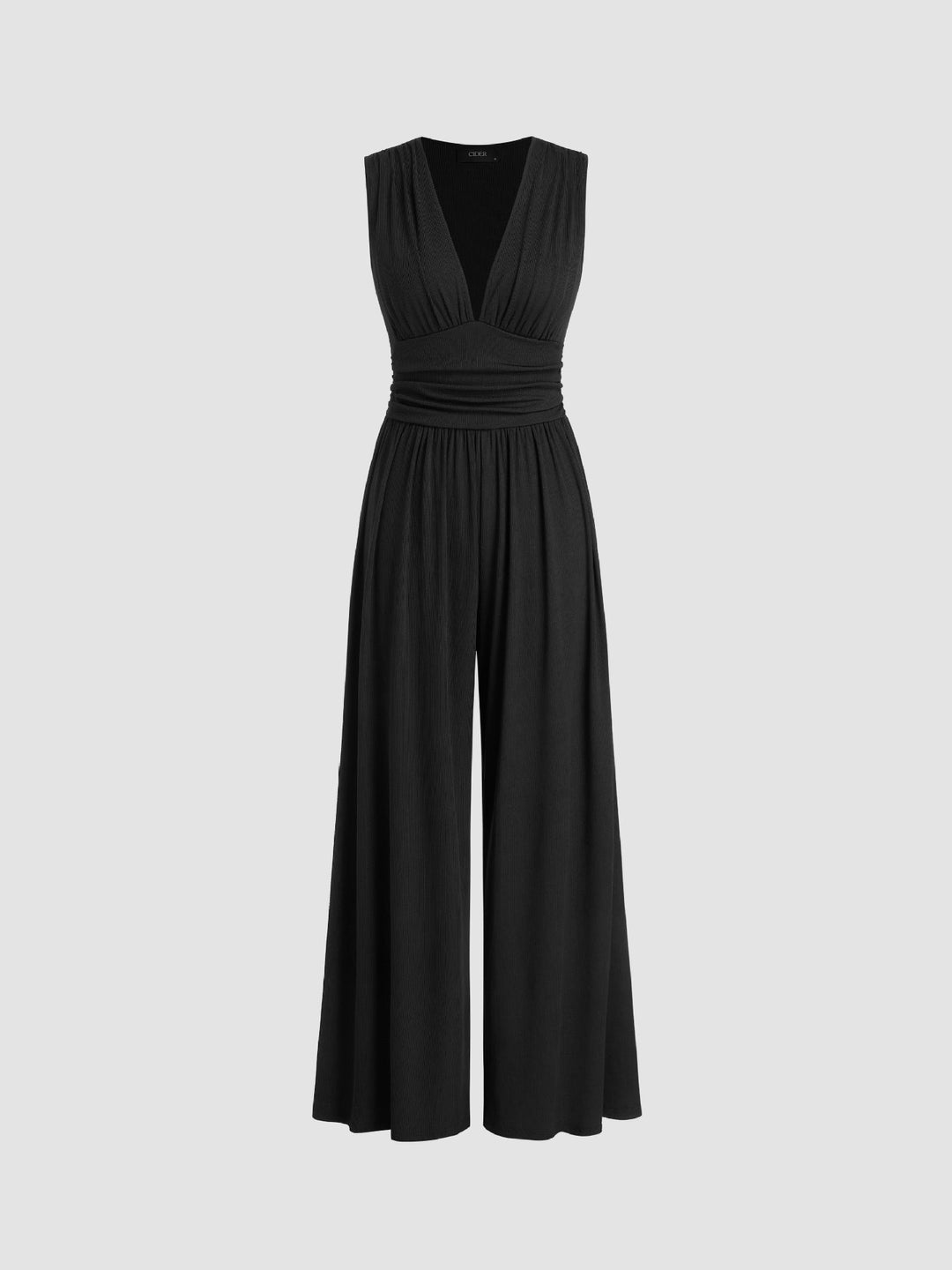 SAOIRSE | CHIC SLEEVELESS WIDE-LEG JUMPSUIT