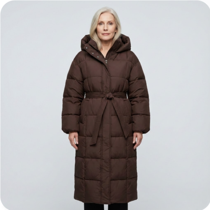 MATILDA | LONG BELTED PUFFER COAT