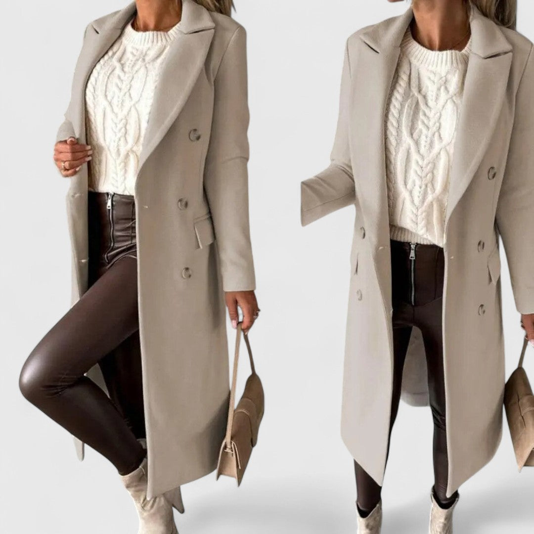 EVIE | ELEGANT LONGLINE COAT