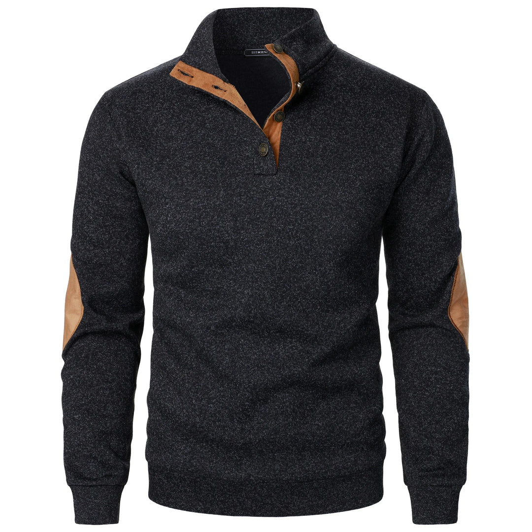CONOR | REFINED HALF-ZIP ACCENT PULLOVER