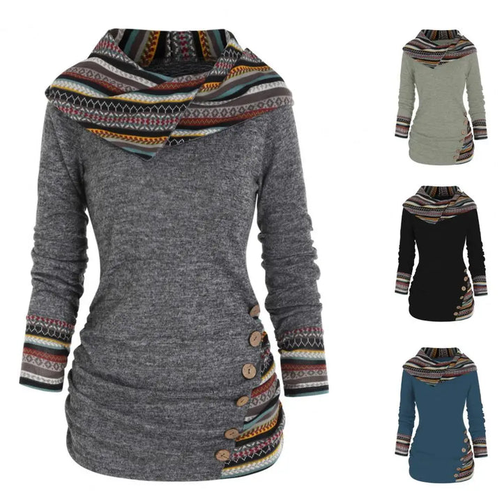 CAELAN | TRIBAL HOODED PULLOVER