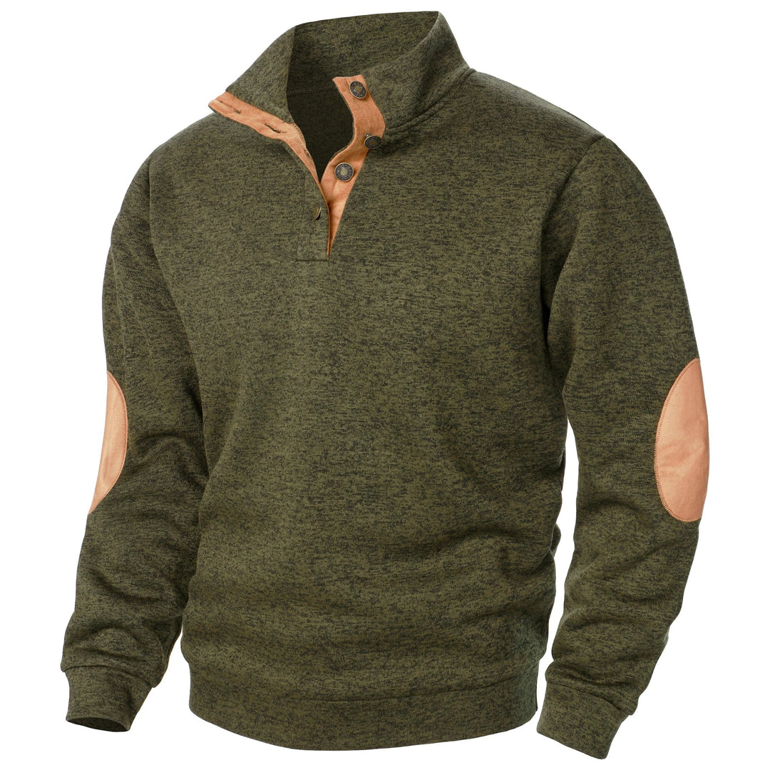 CONOR | REFINED HALF-ZIP ACCENT PULLOVER
