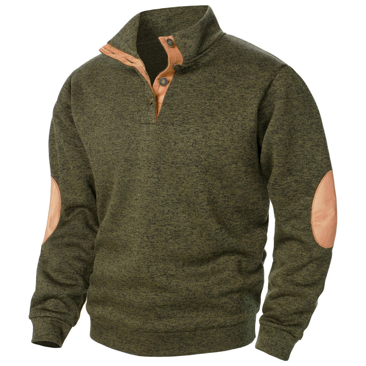 CONOR | REFINED HALF-ZIP ACCENT PULLOVER