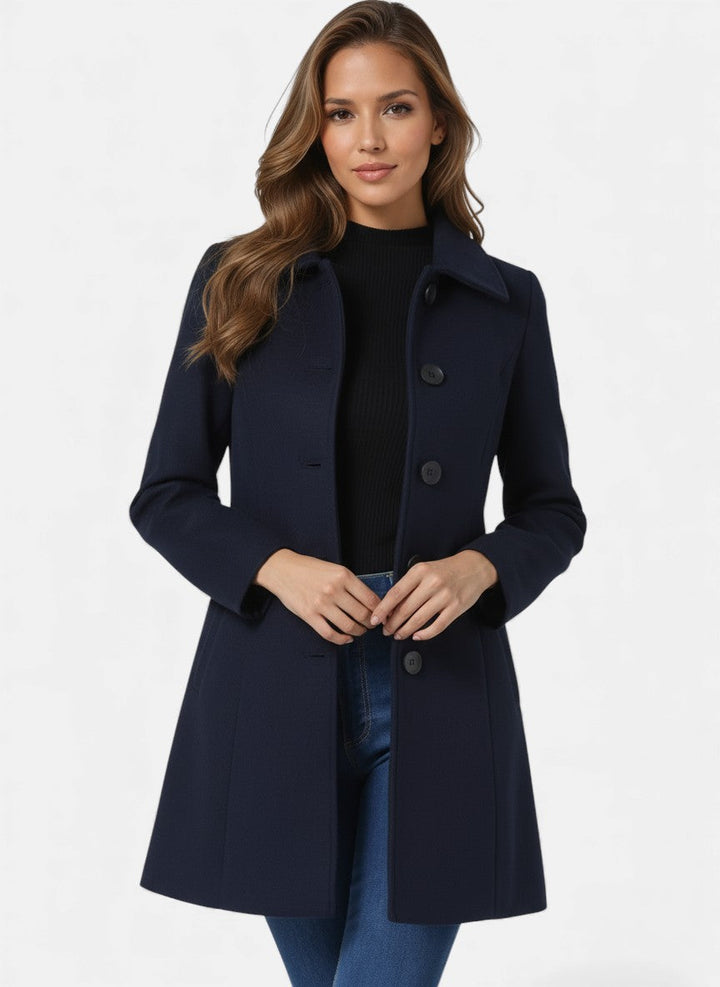 CIARA | SINGLE-BREASTED WINTER TRENCH COAT