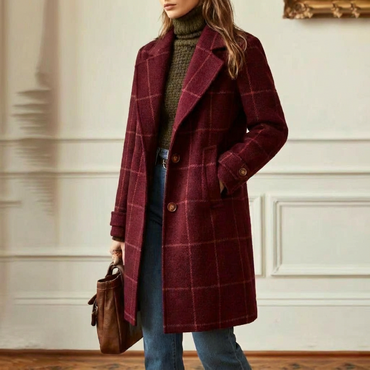 MAEVE | CHECKED WINTER COAT