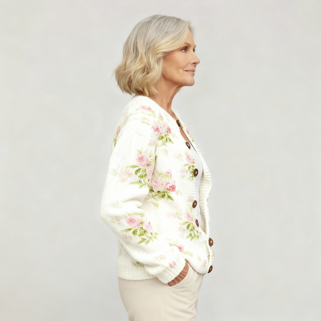 HARMONY | FLOWER ART CARDIGAN