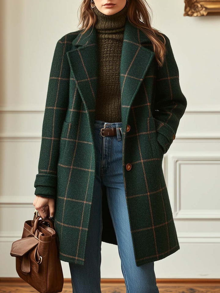 MAEVE | CHECKED WINTER COAT